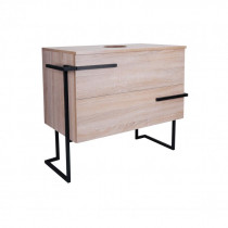 Купити Тумба підлогова Qtap Taurus 800х616х437 Whitish oak зі стільницею QT2480TNT803WO