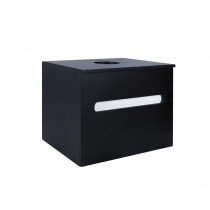 Купить Тумба подвесная Qtap Virgo 600х476х469 Black/White со столешницей QT1879TPА602BW