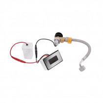 Купить Панель смыва для писсуара Qtap Scorpio с ИК датчиком QT146601DCCHR Chrome/Black