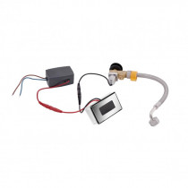 Купить Панель змиву для пісуара Qtap Scorpio з ІЧ датчиком QT146601ACCHR Chrome/Black