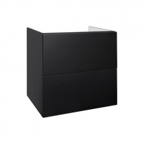 Купить Тумба подвесная Qtap Tern 600х580х437 Matt black QT1774TPL602MB