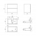 Тумба напольная Qtap Tern 700х725х437 Matt black QT1773TNL702MB