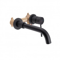 Купить Смеситель для раковины Qtap Scorpio скрытого монтажа QTSCOR3050105B Black Matt