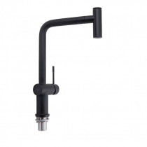 Купить Смеситель для кухни Qtap Scorpio с выдвижным изливом QTSCOR9050105FB Black Matt