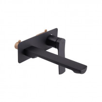 Купити Змішувач для раковини Qtap Slavonice прихованого монтажу QTSLA3040103DB Black Matt