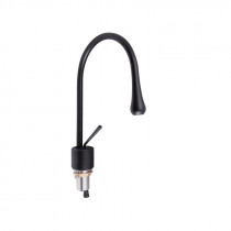 Купить Смеситель для раковины Qtap Virgo с поворотным изливом QTVIR1066103B Black Matt