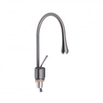Купить Смеситель для раковины Qtap Virgo с поворотным изливом QTVIR1066103K Gunmetal Black PVD