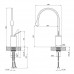 Смеситель для раковины Qtap Virgo с поворотным изливом высокий QTVIR1066H103B Black Matt