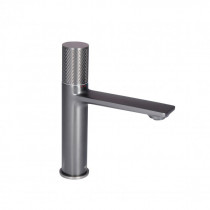 Купить Смеситель для раковины Qtap Brno с прогрессивным картриджем 1067103K Gunmetal Black PVD