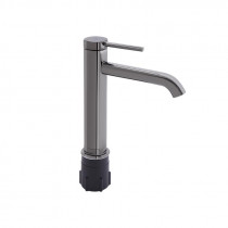 Купить Смеситель для раковины Qtap Robin высокий QTROB1060H102K Black Chrome