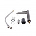 Смеситель для раковины Qtap Robin высокий QTROB1060H102K Black Chrome