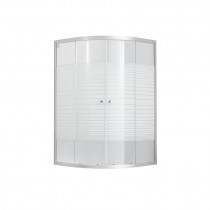 Купить Душевая кабина Lidz Wieza SC80x80.SAT.HIGH.L, стекло Linie 4 мм без поддона