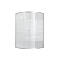 Купити Душова кабіна Lidz Wieza SC80x80.SAT.LOW.L, скло Linie 4 мм без піддона