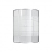 Купити Душова кабіна Lidz Wieza SC90x90.SAT.LOW.L, скло Linie 4 мм без піддона