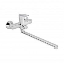 Купить Смеситель для ванны Qtap Leo с поворотным изливом QTLEO3262102GC Chrome
