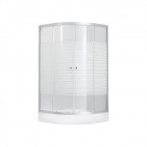 Купить Набор Lidz душевая кабина Wieza SC80x80.SAT.LOW.L, стекло Linie 4 мм + поддон Kupala