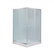 Купити Набір Lidz душова кабіна Wawel SC90x90.SAT.LOW.FR, скло Frost 4 мм + піддон Mazur