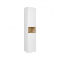 Купить Пенал подвесной Qtap Robin 350х1650х316 White/Whitish oak QT1376PN1651LWWO