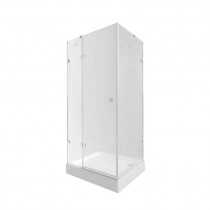 Купити Набір Qtap душова кабіна Capricorn CRM1018RC6 Clear 2020x1000x800 мм + піддон Tern 301812C 100x80x12 см з сифоном