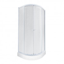 Купити Набір Qtap душова кабіна Presto WHI1099AP5 Pear 1970x900x900 мм + піддон Robin 309912C 90x90x12 см з сифоном