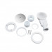 Набор Qtap душевая кабина Presto WHI1099AP5 Pear 1970x900x900 мм + поддон Robin 309912C 90x90x12 см с сифоном