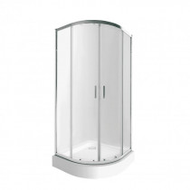 Купить Набор Qtap душевая кабина Taurus CRM1011AC6 Clear 2020x1000x1000 мм + поддон Robin 301112 100x100x12 см с сифоном