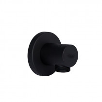 Купить Подключение для шланга Qtap Spojeni округлое QTCRBB030 Black Matt