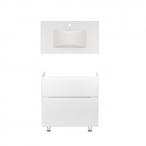 Купити Комплект Qtap тумба підлогова Scorpio 800х825х460 мм White + раковина урізна Albatross New QT71SC43963