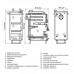 Котел твердотопливный стальной Thermo Alliance Vulcan V 3.0 SF 18