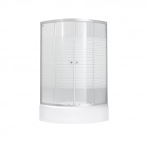 Купити Набір Lidz душова кабіна Wieza SC80x80.SAT.MID.L висота 175 см + піддон KAPIELKA ST80x80x26 з панеллю