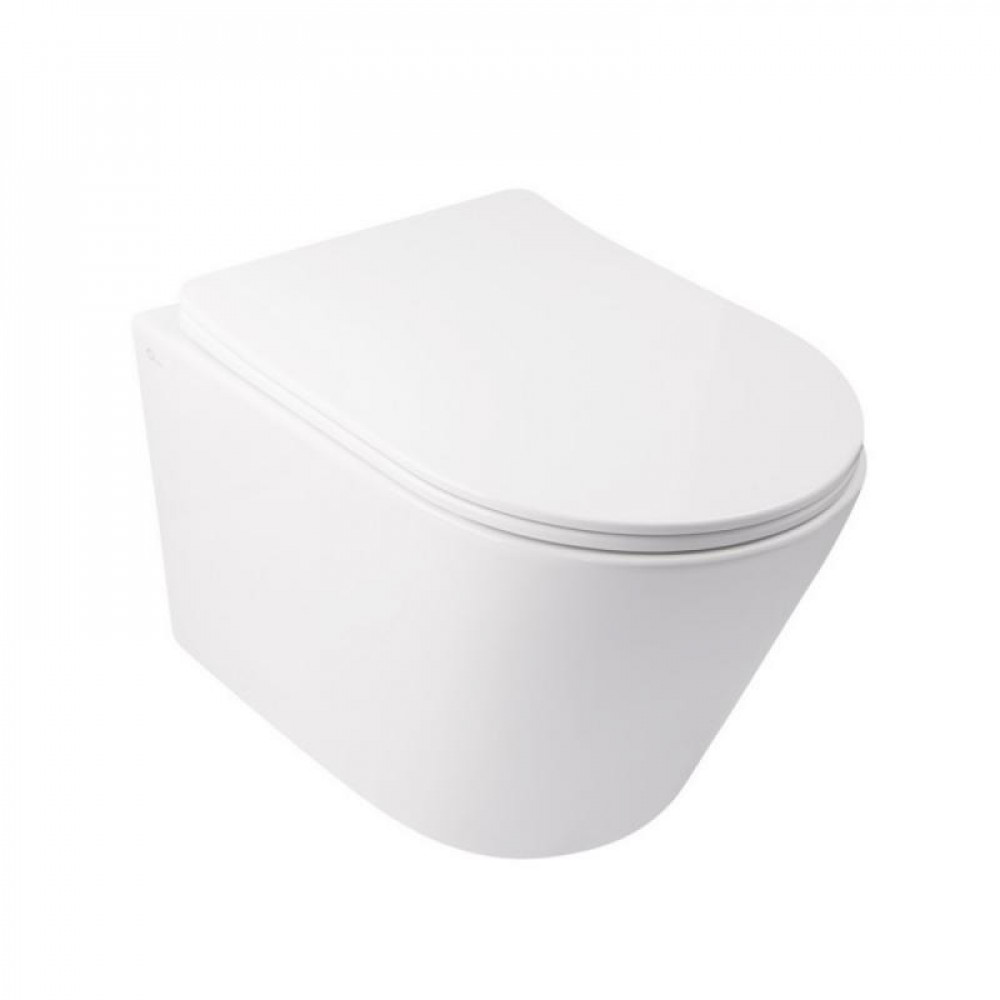 Купити Унітаз підвісний Qtap Swan безободковий Ultra Quiet з сидінням Soft-close QT16335179W