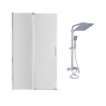 Купить Готовое решение Qtap 13: Стена Walk-In GLIDE, 120x190 + Душ. Система