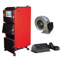 Купити Thermo Alliance Vulcan Plus V 3.0 Котел твердопаливний сталевий VPSFW 50 + Вентилятор котла до 40 кВт, "M Plus M" + "ТА24nz" Контролер для котла