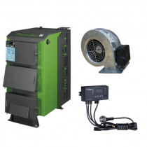 Купити Thermo Alliance Ferrum Plus V 3.0 Котел твердотопливный стальной FSF+ 30 + Вентилятор котла до 40 кВт, "M Plus M" + "ТА24n" Контроллер для котла