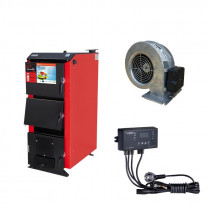 Купити Thermo Alliance Vulcan V 3.0 Котел твердотопливный стальной SF 40 + Вентилятор котла до 40 кВт, "M Plus M" + "ТА24n" Контроллер для котла