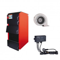 Купити Thermo Alliance Vulcan Plus V 3.0 Котел твердотопливный стальной VPSFW 100 + Вентилятор котла от 60 до 70 кВт, "KG" + "ТА24n" Контроллер для котла