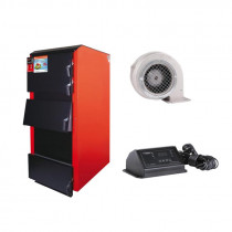 Купить Thermo Alliance Vulcan Plus V 3.0 Котел твердотопливный стальной VPSFW 100 + Вентилятор котла от 60 до 70 кВт, "KG" + "ТА25nzPID" Контроллер для котла