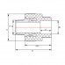 Муфта PPR Blue Ocean 40х1" 1/4 НР