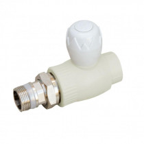Купить Кран шаровой радиаторный PPR Blue Ocean 25х3/4" прямой