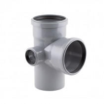 Купить Крестовина канализационная TA Sewage 110х110х110х50, 90° (левая)
