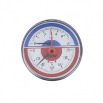 Купити Термоманометр Icma 1/2" 0-6 бар, заднє підключення №259