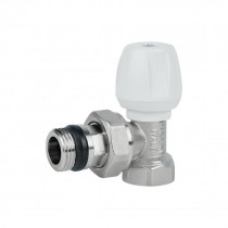 Купити Кран радіаторний Icma 1/2" з антипротіканням кутовий з ручкою №802+940