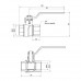 Кран кульовий SD Forte 1/2" ВР для води (ручка) SF600W15