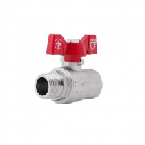 Купить Кран шаровой SD Forte 1/2" ВН для воды (бабочка) SF607W15