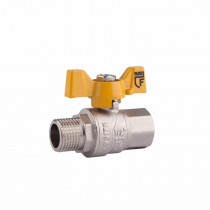 Купить Кран шаровой SD Forte 1" ВН для газа (бабочка) SF607G25