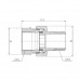 Сгон "Американка" SD Forte 3/4" прямой SF190W20