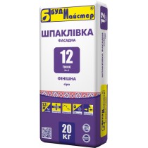 Купить ТИНК-12 Шпаклевка фасадная финишная (Шп-3) светло-серая, 25 кг