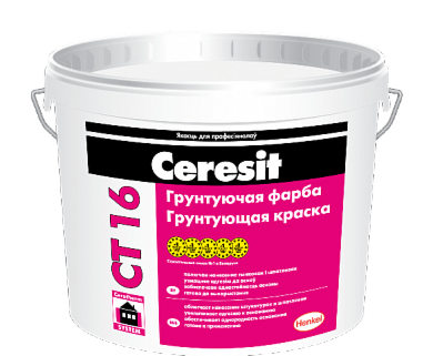 250a671f42de58a6d9b679833c26c3b3 Грунт-фарба CT 16, 10 л. - Зображення 1