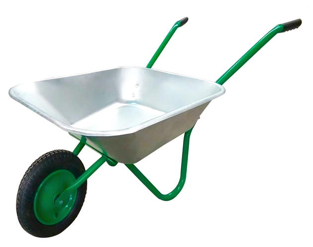 2577283925w700h500tachka-sadovo-hozyajstvennaya-verano-1 Тачка садова 70л 1 колесо - Зображення 1