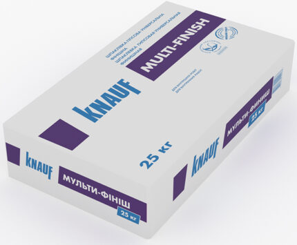 Шпаклівка Мультифініш, КНАУФ 25 кг